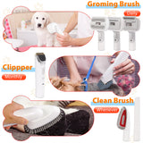 Pet Grooming Pro: All-in-One Suction and Scissors Machine for Effortless Fur Care