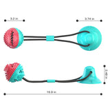 Suction Ball Interactive Dog Toy