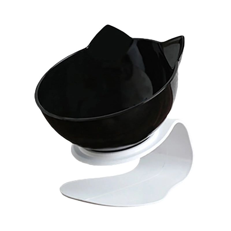 Pet Double Cat Bowl With Raised Stand